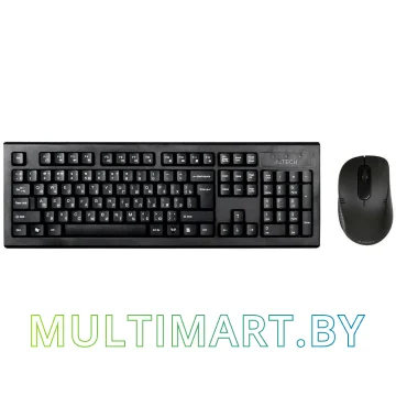 Комплект клавиатура + мышь A4Tech 7100N